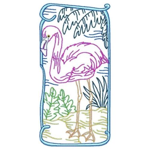 Flamingos Line Work