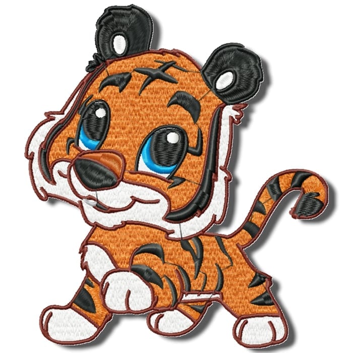 Cute Baby Tiger Machine Embroidery ⋆ Pamela's Embroidery Cute Baby Tiger Machine Embroidery ⋆ Pamela's Embroidery