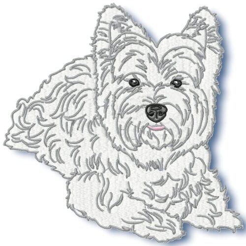west highland terrier realistic