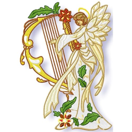 White Christmas Angels