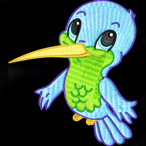 cute baby Humming bird