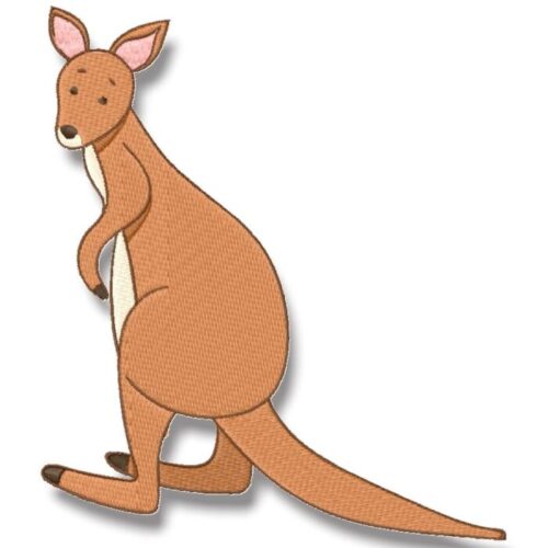 Kangaroo Machine Embroidery