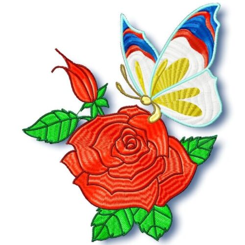 Roses and Butterflies