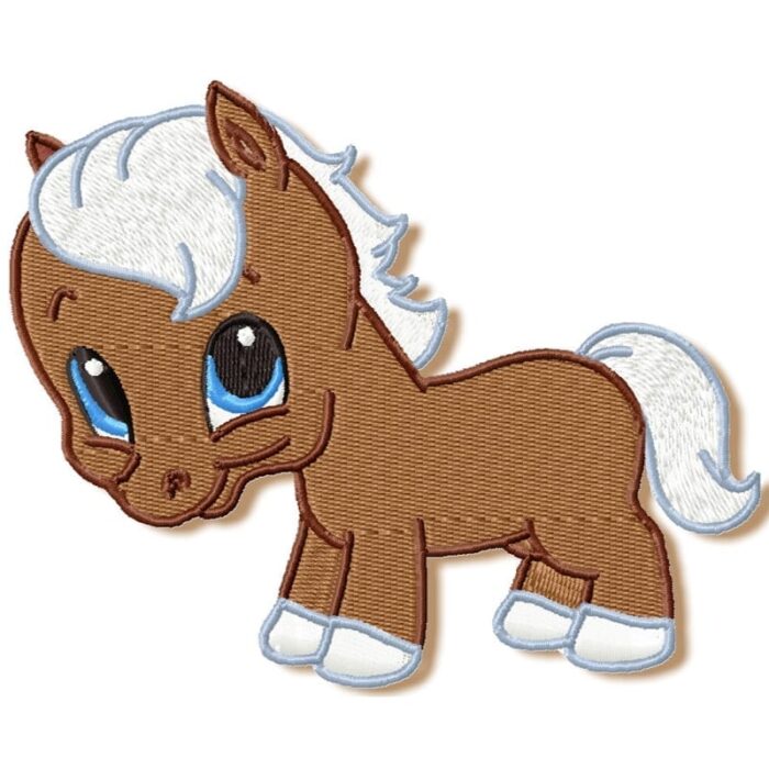 Cute Baby Horses Machine Embroidery ⋆ Pamela's Embroidery