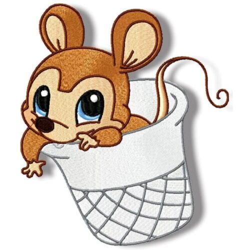 Cute Baby Sewing Mouse