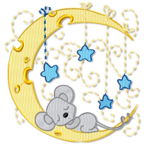 Sky Moon Curly Blocks