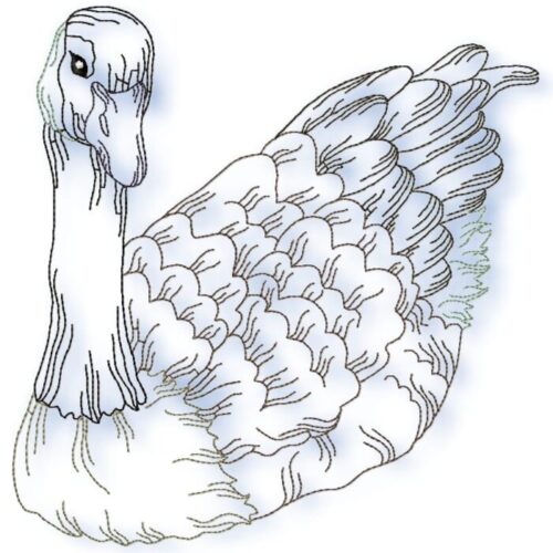 Canadian Geese Linework