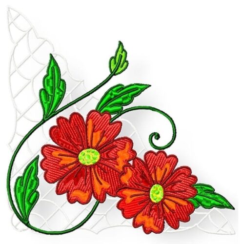 Flower Corners and Borders