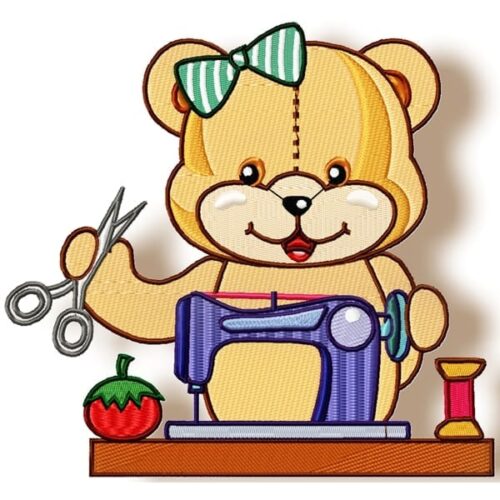 Happy Dressmaker Bear