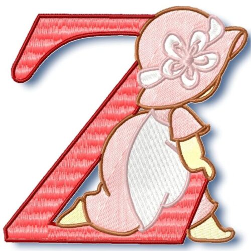 Sunbonnet Alphabet