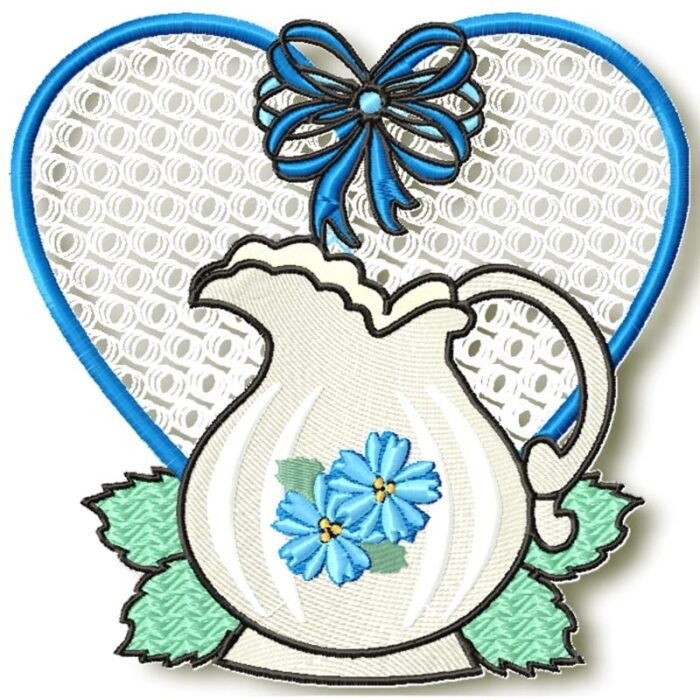 Delicate Tableware Machine Embroidery - Pam's Embroidery Designs