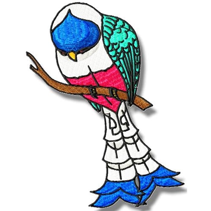 Shy Bird Machine Embroidery - Pam's Embroidery Designs