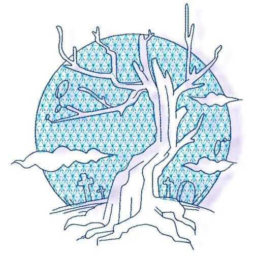 Halloween and Redwork Halloween