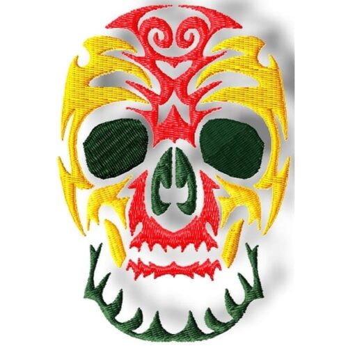 Explore a collection of high-quality tribal skull machine embroidery designs that will add a unique touch to your projects.
