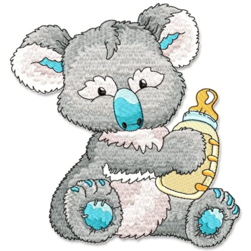 Patched Blue Koala Bear