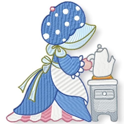 Sunbonnet Tea Time