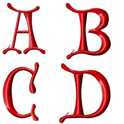 red alphabet