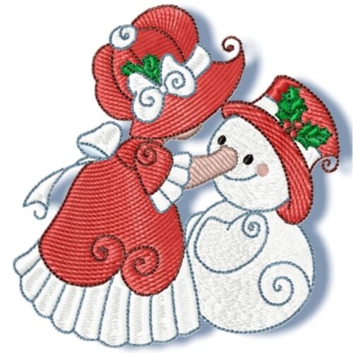 christmas sunbonnet