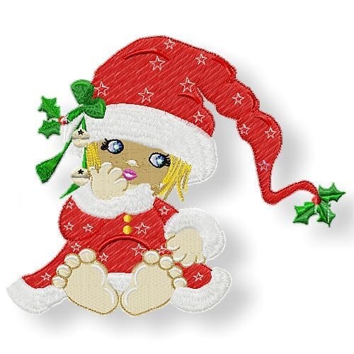 Adorable Cloe at Christmas