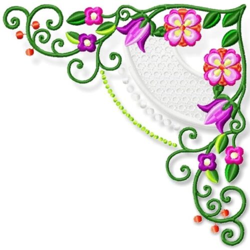 Lacey Flower Corners