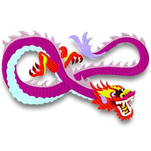 colourful chinese dragon