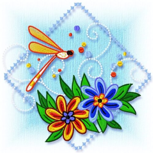 Dragonfly blocks No. 1