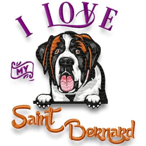 I Love My Saint Bernard