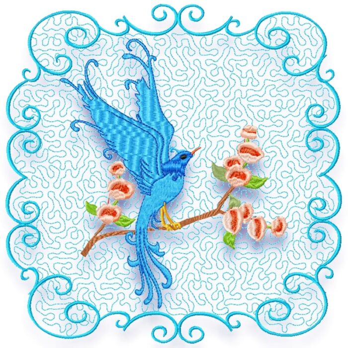 Graceful Blue Birds - Image 5