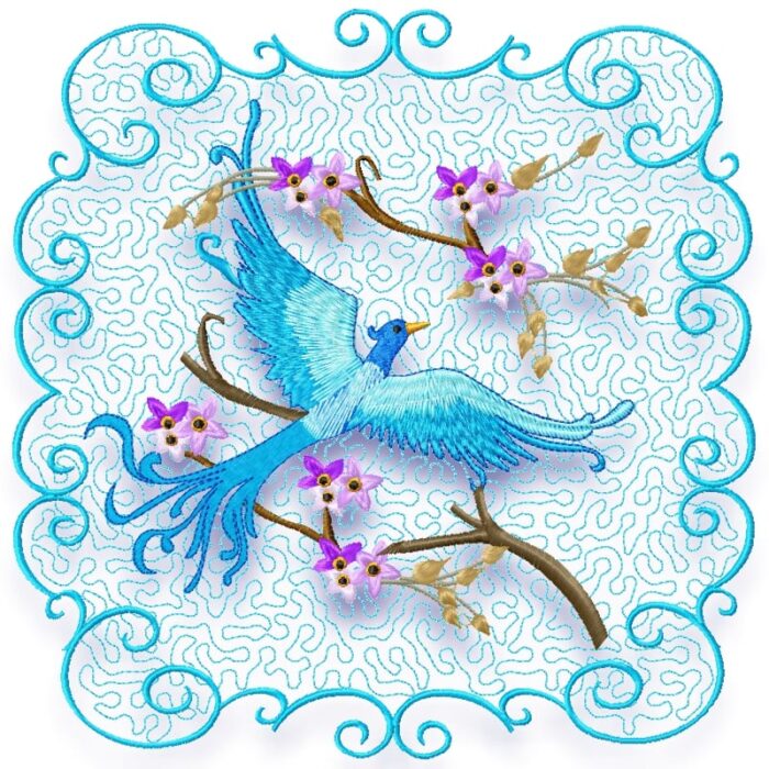 Graceful Blue Birds - Image 7
