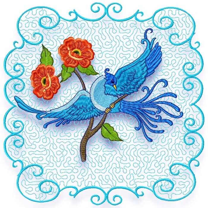 Graceful Blue Birds - Image 12