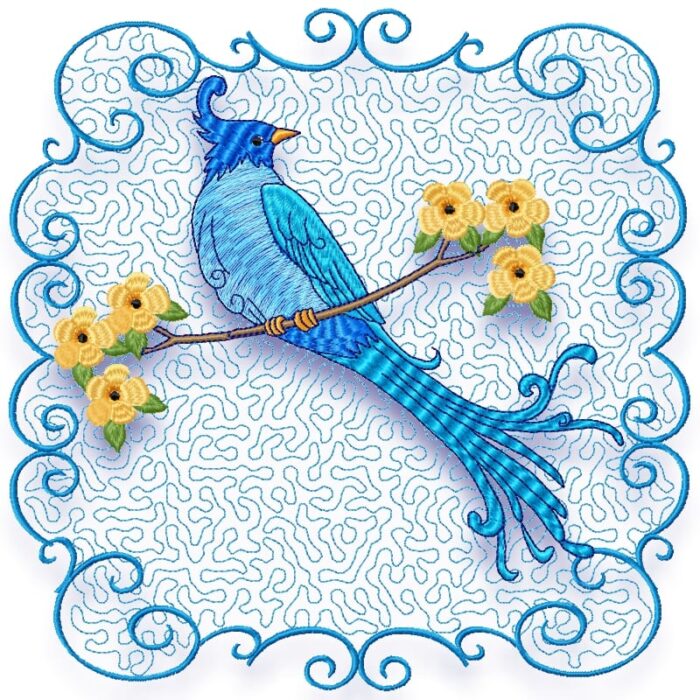 Graceful Blue Birds - Image 11