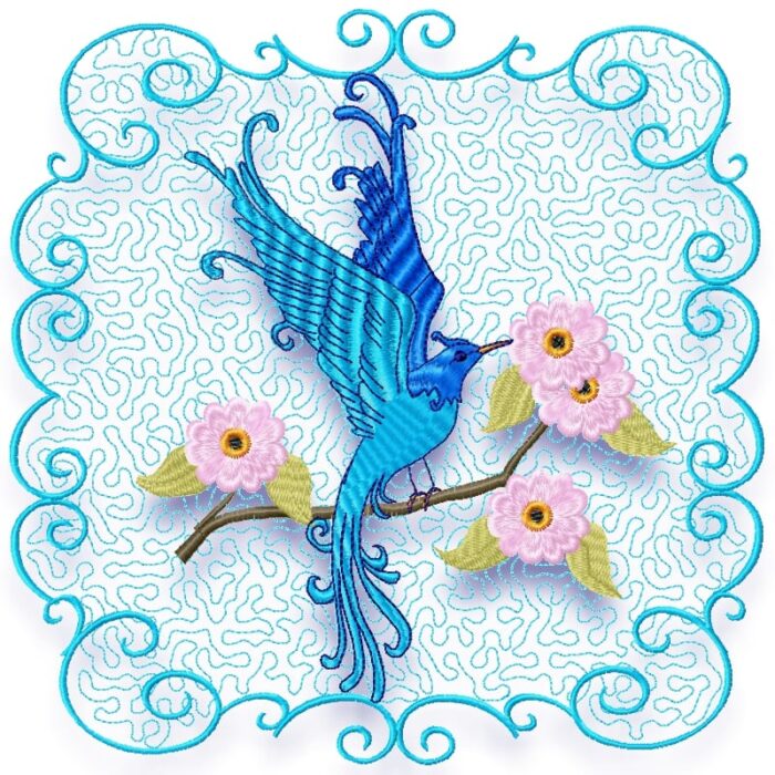 Graceful Blue Birds - Image 9