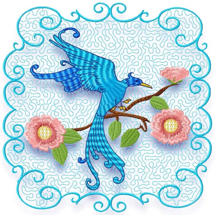 Graceful Blue Birds - Image 8