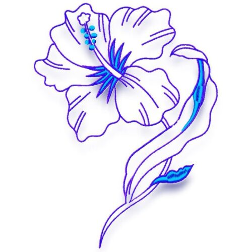 Blue Flower Decoration