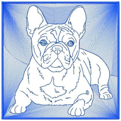 Frenchie Reversed Silhouette