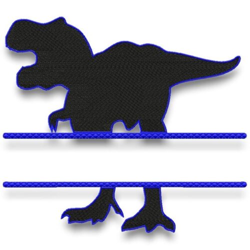 Dinosaur Split Monograms