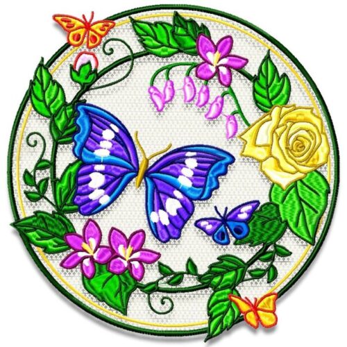 Butterfly Flower Circles