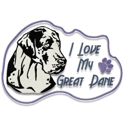 I Love My Great Dane two