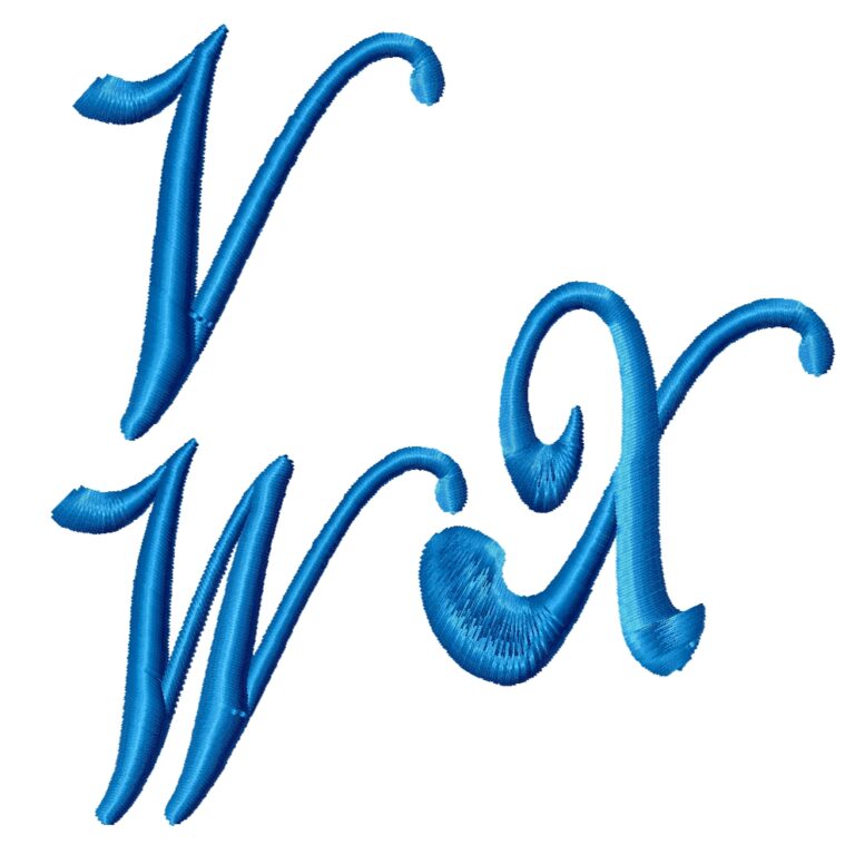 Flamboyant Alphabet Machine Embroidery - Pam's Embroidery Designs