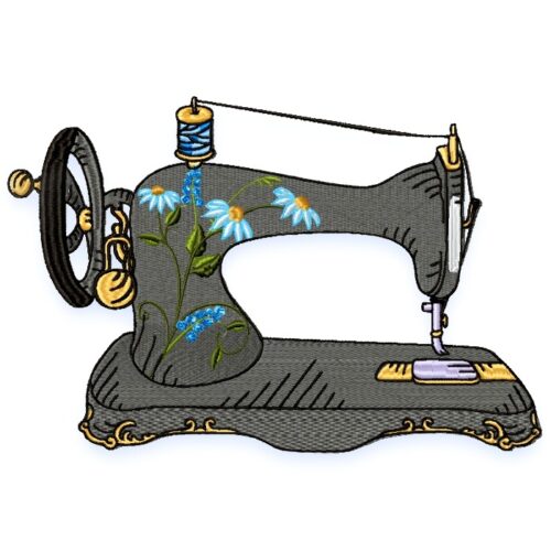 Sewing Machine Floral