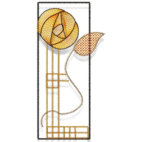 Art Deco Rose Golden