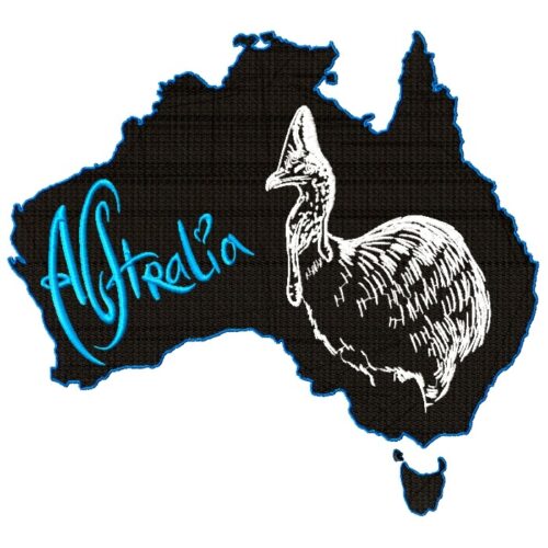 Australia with Cassowary