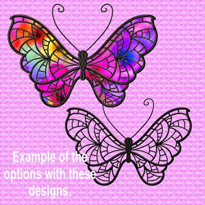 Butterflies in black