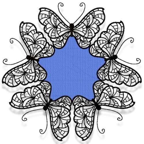 Butterflies in Black bonus design