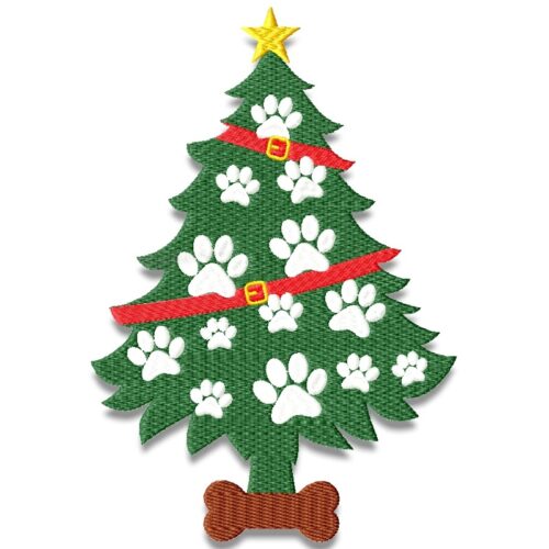 Christmas Dog Tree