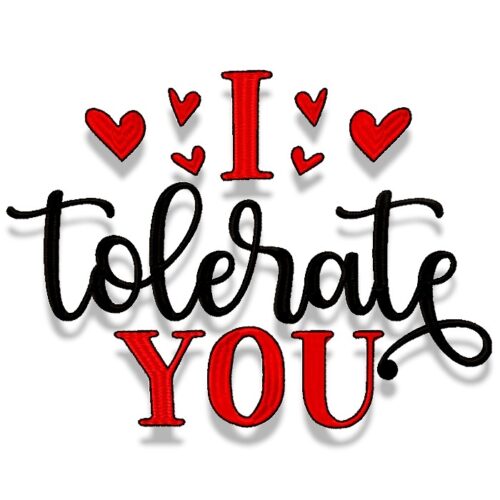 I Tolerate You