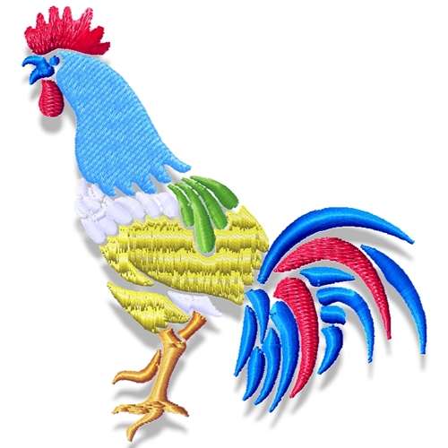 simple style roosters